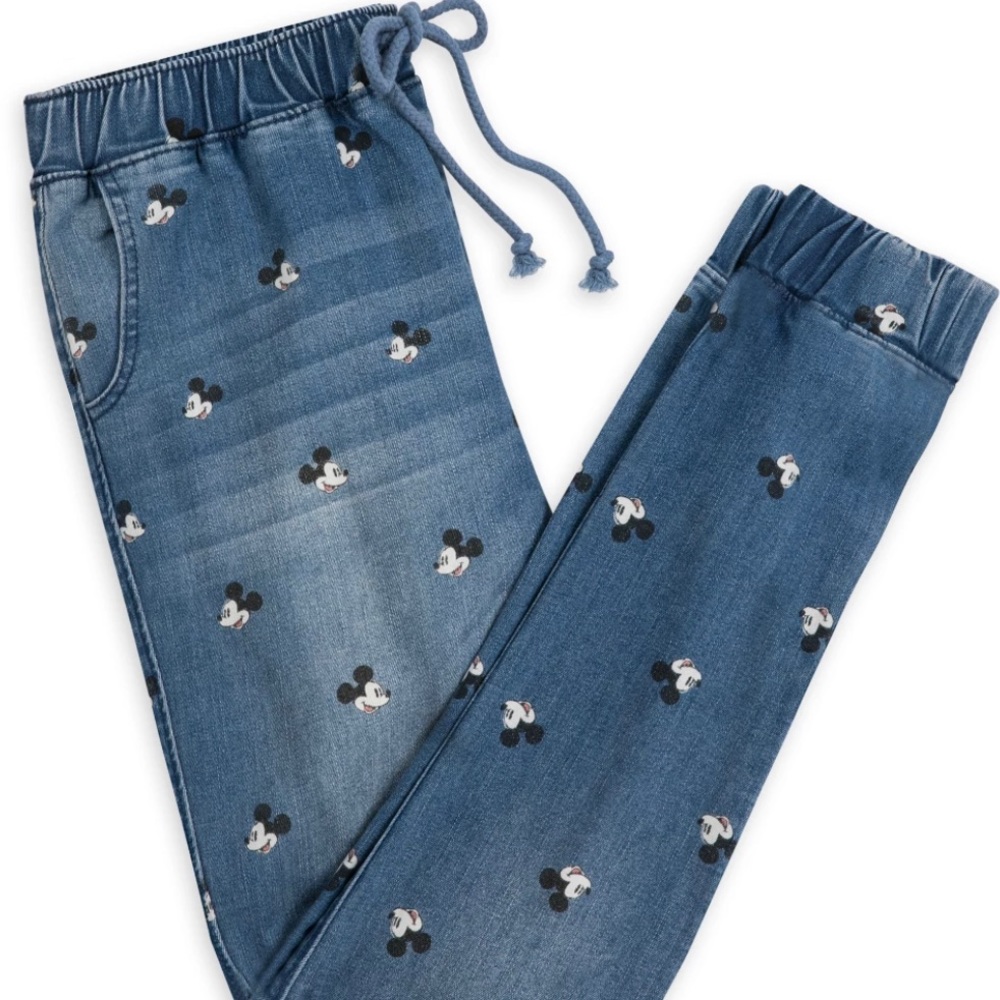 NWT Mickey jean joggers